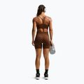 Női rövidnadrág Nike Pro Seamless High-Waisted Biker 5" cacao wow 3