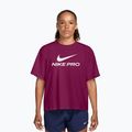 Női edző póló Nike Pro Dri-Fit Loose true berry/white