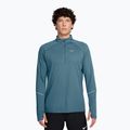 Férfi futópulóver Nike Miler Dri-Fit UV 1/2 Zip smokey blue