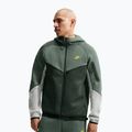 Férfi pulóver Nike Tech Windrunner Full Zip camo green/black spruce/chrome yellow