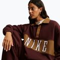 Női pulóver Nike Studio Fleece Medium Weight mystic dates/light british tan/sail 4