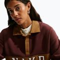 Női pulóver Nike Studio Fleece Medium Weight mystic dates/light british tan/sail 5
