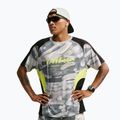 Férfi futó póló Nike Dri-FIT Printed SS smoke grey/black/light lemon twist