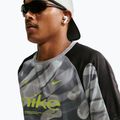 Férfi futó póló Nike Dri-FIT Printed SS smoke grey/black/light lemon twist 6