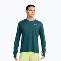 Férfi futó hosszú ujjú póló Nike Miler bright spruce