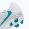 Gyermek focicipők Nike Phantom 6 Low Club Jr MG white/white/dusty cactus 6
