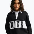 Női pulóver Nike Studio Fleece Medium Weight total black/sail/sail 4