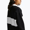 Női pulóver Nike Studio Fleece Medium Weight total black/sail/sail 6