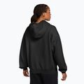 Női pulóver Nike Studio Fleece Medium Weight Oversized Full Zip total black/sail 2