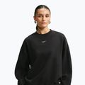Női pulóver Nike Studio Fleece Medium Weight total black/sail 4