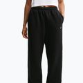Női nadrág Nike Studio Fleece Medium Weight total black/sail 5