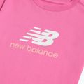 Gyerek póló New Balance Jersey Stacked Logo Tee pink satin 8
