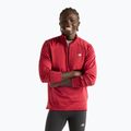 Férfi futó hosszú ujjú póló New Balance Athletics Heat Grid 1/2 Zip podium red