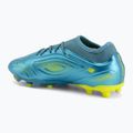 Gyermek focicipők New Balance Tekela Team V5 FG metallic blue/alkaline green 3