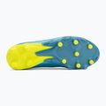 Gyermek focicipők New Balance Tekela Team V5 FG metallic blue/alkaline green 4