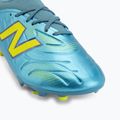 Gyermek focicipők New Balance Tekela Team V5 FG metallic blue/alkaline green 7