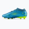 Gyermek focicipők New Balance Tekela Team V5 FG metallic blue/alkaline green 3