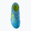 Gyermek focicipők New Balance Tekela Team V5 FG metallic blue/alkaline green 5