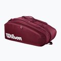 Tenisz táska Wilson Defyer Racket Bag 15Pk V1 red