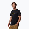 Férfi póló Columbia Zero Rules Light Graphic Crew black/scripted peaks 4