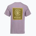 Férfi póló Columbia CSC Basic Logo Back Tee shale purple/linework c badge 2