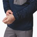Férfi túrafelső Columbia Tall Heights Hdd Grid Fleece Full Zip collegiate navy/city grey 7