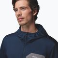 Férfi túrafelső Columbia Tall Heights Hdd Grid Fleece Full Zip collegiate navy/city grey 8