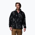 Férfi pulóver Columbia Rugged Ridge High Pile Half Zip black treebark