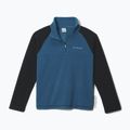 Gyerek polár pulóver Columbia Glacial Half Zip phoenix blue/black