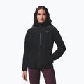 Női polár pulóver Columbia Pacific Arch 200 Hooded Full Zip Fleece Black