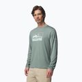 Férfi hosszú ujjú póló Columbia Parsons Point LS Graphic Tee sedona sage heather framed peakscape 4