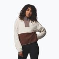 Női polár pulóver Columbia Sequoia Grove II Half Zip Fleece dark stone/tobacco/iron