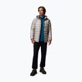 Férfi pehelykabát Columbia Arctic Crest Down Hooded flint grey 2