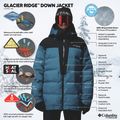 Férfi síkabát Columbia Glacier Ridge Down phoenix blue/black 15