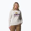 Női hosszú ujjú póló Columbia Parsons Point LS Graphic Tee dark stone heather/all terrain
