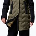 Női pehelykabát Columbia Mountain Croo III Mid Down stone green/black 9