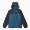 Gyermek esőkabát Columbia Rainy Trails III Fleece Lined phoenix blue/black