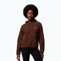 Női polár pulóver Columbia Timber Meadow MTR Fleece Hoodie tobacco