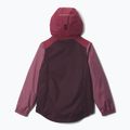 Gyermek esőkabát Columbia Rainy Trails III Fleece Lined moonvista/rich wine/antique mauve 2