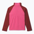 Gyerek polár pulóver Columbia Glacial Fleece Half Zip nico/red oxide 2
