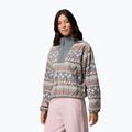 Női polár pulóver Columbia Sequoia Grove II Printed Half Zip Iron Wizard Island 4