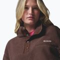 Női polár pulóver Columbia Helvetia II Cropped Half Snap Fleece tobacco 5