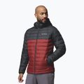 Férfi kabát Columbia Powder Lite II Hooded red oxide/shark 5