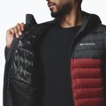Férfi kabát Columbia Powder Lite II Hooded red oxide/shark 7