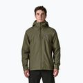 Férfi esőkabát Patagonia Insulated Boulder Fork Rain basin green