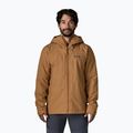 Férfi esőkabát Patagonia Insulated Boulder Fork Rain deer brown