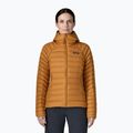 Női pehelykabát Patagonia Down Sweater Hoody cinnamon brown
