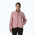 Női polár pulóver Patagonia Retro Pile fuzzy mauve
