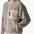 Női polár pulóver Patagonia Synchilla oatmeal heather w/pink frost 4