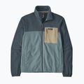 Férfi polár pulóver Patagonia Micro D Patch Pocket blue sage 2